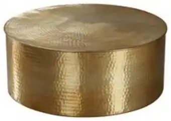Mömax Couchtisch "wl5.486" , ø ca. 75 cm, gold Angebot