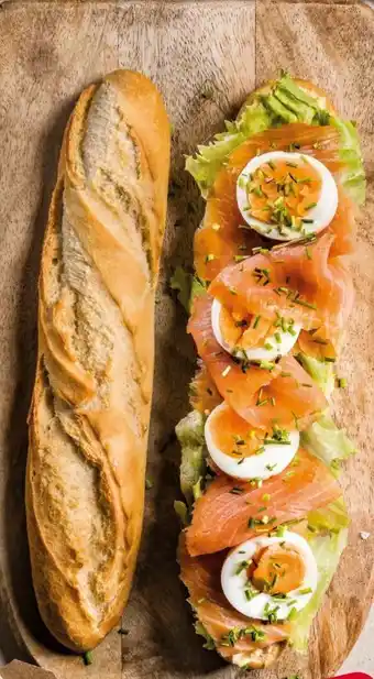 Interspar Halbbaguette mit lachs & ei Angebot