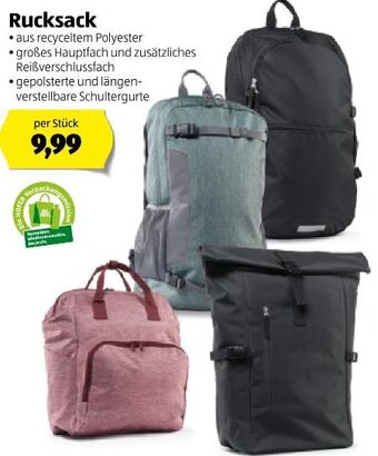 Hofer Rucksack Angebot