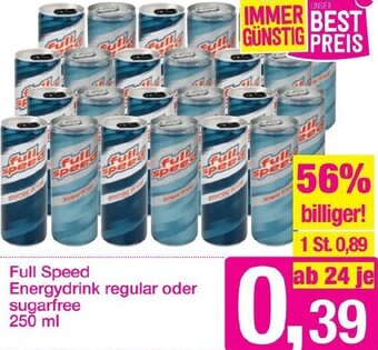 Sutterlüty Full Speed Energydrink regular oder Sugarfree 250 ml Angebot