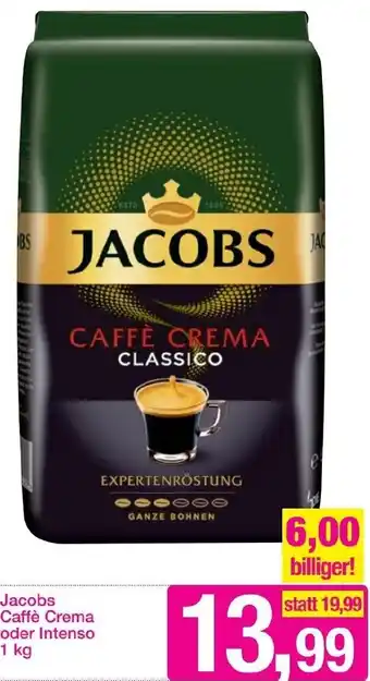 Sutterlüty Jacobs Caffè Crema ode Intenso 1 kg Angebot