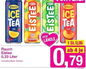 Sutterlüty Rauch Eistee 0,33 Liter Angebot
