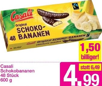 Sutterlüty Casali Schokobananen 600 g Angebot
