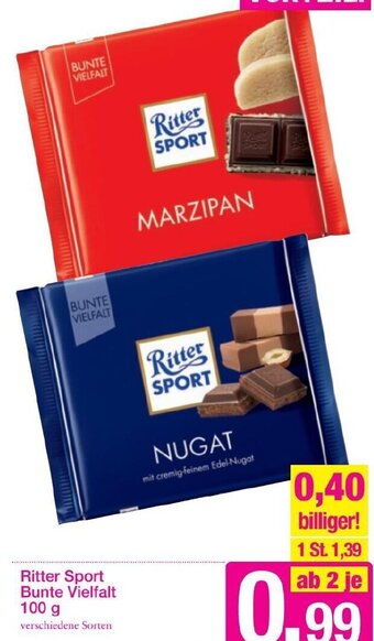 Sutterlüty Ritter Sport Bunte Vielfalt 100 g Angebot