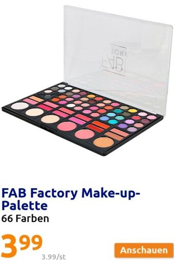 Action Fab Factory Make-Up-Palette Angebot