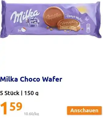 Action Milka Choco Wafer 150 g Angebot