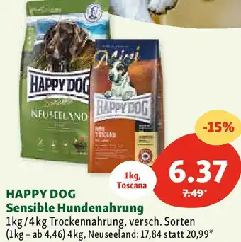 Fressnapf Happy Dog Sensible Hundenahrung Angebot