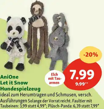 Fressnapf AniOne Let it Snow Hundespielzeug Angebot