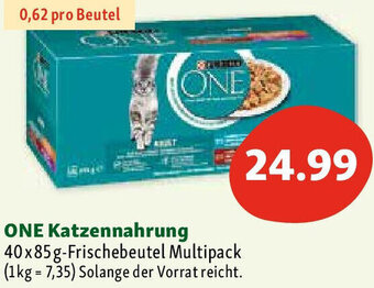 Fressnapf One Katzennahrung 40 x 85 g Angebot