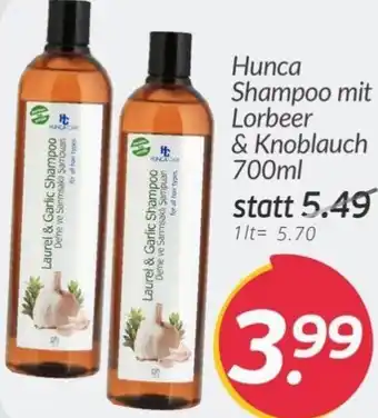 ETSAN Hunca Shampoo mit Lorbeer & Knoblauch 700ml Angebot