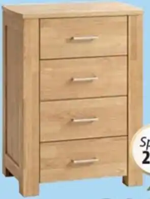 JYSK Kommode Olde 4 Schuladen B73 x H98 x T50 cm Angebot