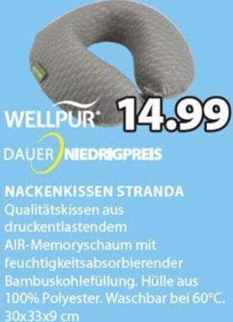 JYSK Wellpur Nackenkissen Stranda 30x33x9 cm Angebot