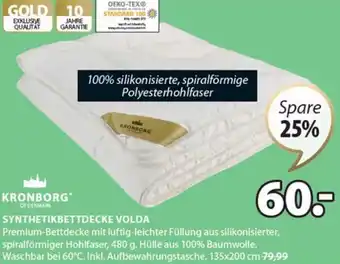 JYSK Kronborg Synthetikbettdecke Volda 135x200 cm Angebot
