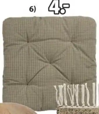 JYSK Sitzkissen Hvidpil 40x40x4 cm Angebot