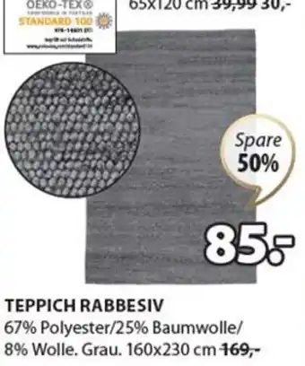 JYSK Teppich Rabbesiv 160x230 cm Angebot
