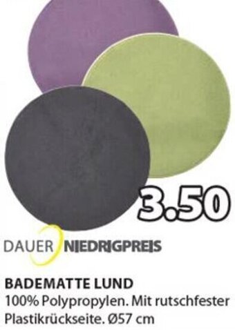 JYSK Badematte Lund Ø57 cm Angebot
