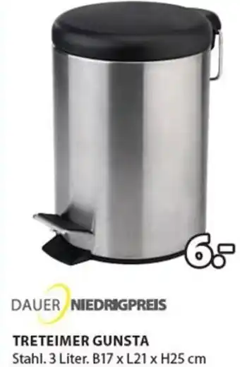 JYSK Treteimer Gunsta 3 Liter B17 x L21 x H25 cm Angebot