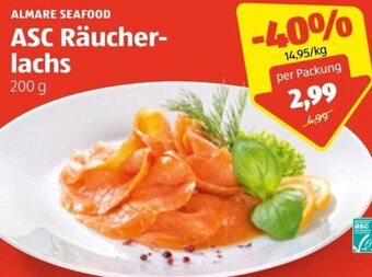 Hofer Almare Seafood ASC Räucherlachs 200 g Angebot
