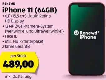Hofer Renewd iPhone 11 Angebot
