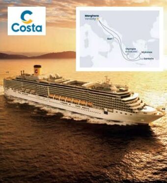 Billa Reisen Östliches mittelmeer costa deliziosa Angebot