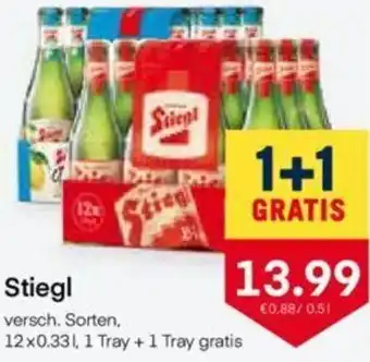 MPreis Stiegl 12 x 0.33l Angebot