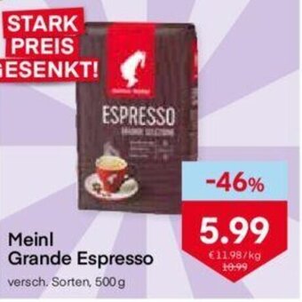 MPreis Meinl Grande Espresso 500 g Angebot