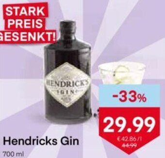 MPreis Hendricks Gin 700 ml Angebot