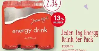 MPreis Jeden Tag Energy Drink 6er Pack 1500 ml Angebot