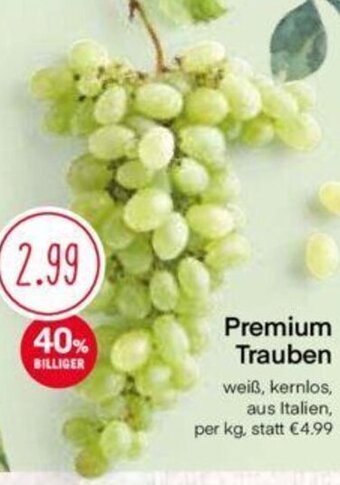 MPreis Premium Trauben Angebot