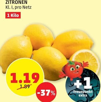 PENNY Zitronen 1 kilo Angebot