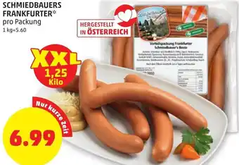 PENNY Schmiedbauers Frankfurter 1 kg Angebot