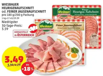 PENNY Wiesbauer Heurigenaufschnitt Angebot