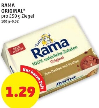 PENNY Rama Original 250 g Angebot