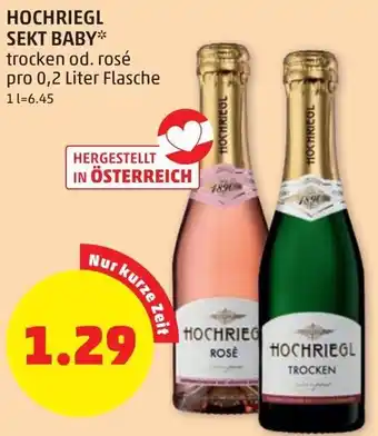 PENNY Hochriegl Sekt Baby 1 Liter Angebot