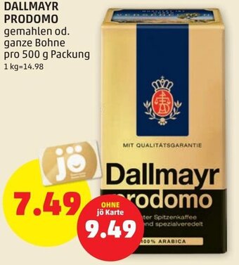 PENNY Dallmayr Prodomo 500 g Angebot