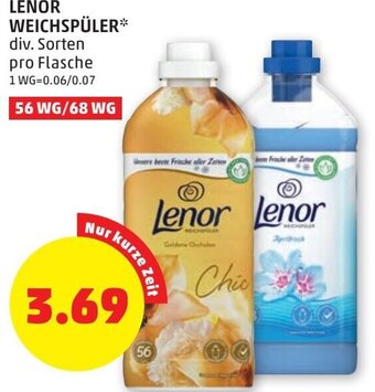 PENNY Lenor Weichspüler 56 WG/ 68WG Angebot