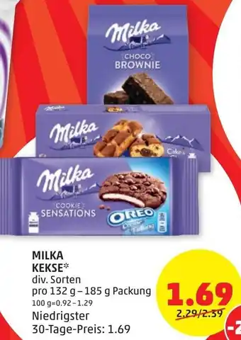 PENNY Milka Kekse 132 g-1585 g Angebot