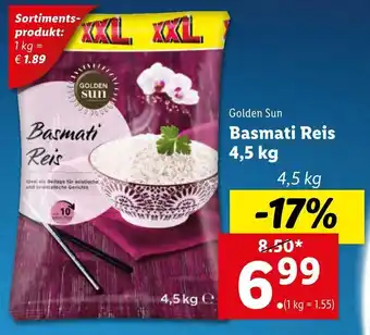 Lidl Basmati Reis 4,5kg Angebot