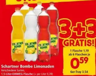 Interspar Schartner Bombe Limonaden 1,5 Liter Angebot