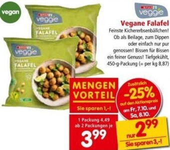 Interspar Vegane Falafel 450 g Angebot