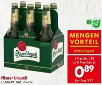 Interspar Pilsner Urquell 0,5 Liter Angebot