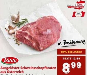 Interspar Ausgelöster Schweinsschopfbraten Aus Österreich Angebot