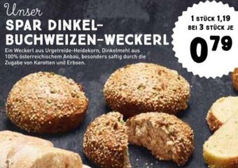 Interspar Spar Dinkel Buchweizen-Weckerl Angebot