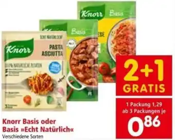 Interspar Knorr Basis oder Basis Echt Natürlich Angebot