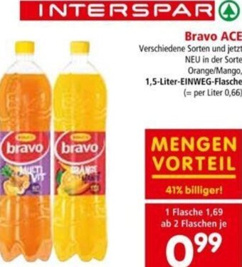 Interspar Bravo ACE 1,5 Liter Angebot