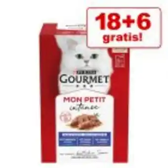 Zooplus 18 + 6 gratis! 24 x 50 g gourmet mon petit Angebot