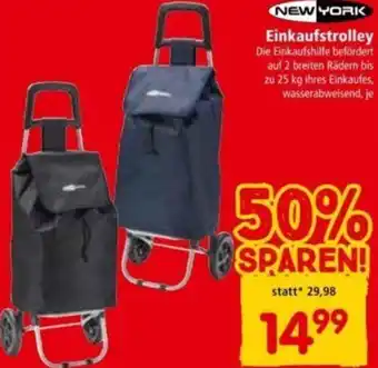 Interspar New York Einkaufstrolley Angebot