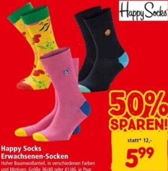 Interspar Happy Socks Erwachsenen-Socken Angebot