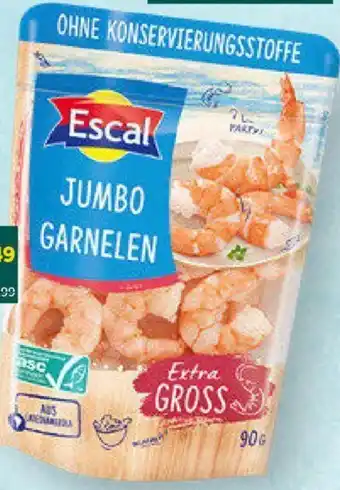 Billa Escal ASC Jumbo Garnelen 90 g Angebot