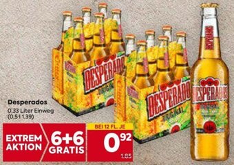 Billa Desperados 0,33 Liter Angebot